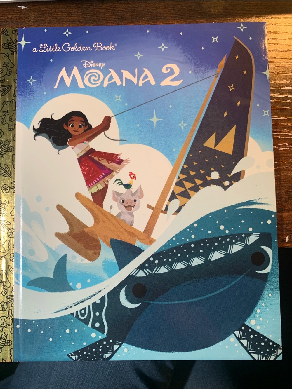 Disney Moana 2 Little Golden Book - Blue Cover
